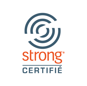 Strong Certified Logo Francais